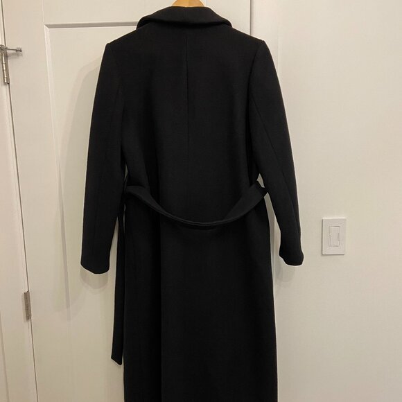 Reformation Greenwich Wool Coat in Black - Picture 7 of 10